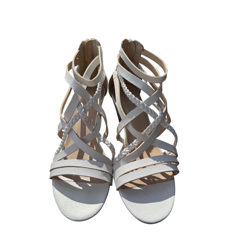 Liz Claiborne Women's Size 8 White Wedges - Picture 1 of 9